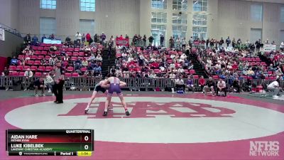 113 lbs Quarterfinal - Aidan Hare, Father Ryan vs Luke Kibelbek, Lakeway Christian Academy