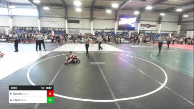 58 lbs Semifinal - Edgar Garcia, Colorado Outlaws vs Andres Tapia, Grindhouse WC