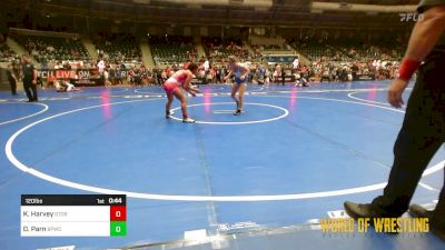 120 lbs Consi Of 8 #1 - Keylee Harvey, Storm Wrestling Center vs Dylan Parn, Blue Pride Wrestling Club