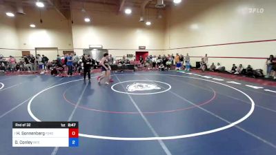 87 kg Rnd Of 32 - Hunter Sonnenberg, FordDynastyWrestlingClub vs Daniel Conley, Interior Grappling Academy