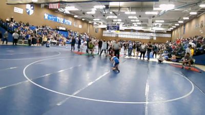 92 lbs Champ. Round 1 - Braxton Lowe, Victory Wrestling vs Holden Vargas, Takedown Elite SLC