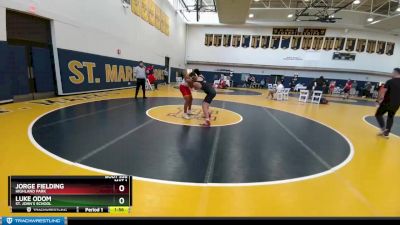 175 lbs Semifinal - Luke Odom, St. John`s School vs Jorge Fielding, Highland Park
