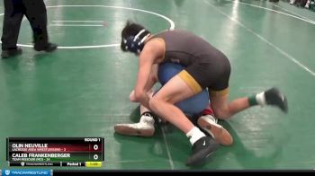 112 lbs Round 1 (8 Team) - Caleb Frankenberger, Team Missouri (MO) vs Olin Neuville, LaCrosse Area Wrestlers(WI)