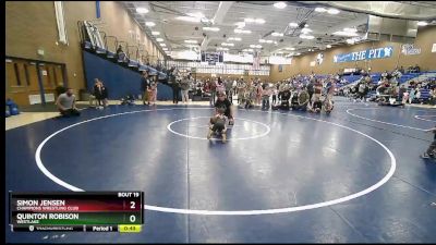 51-52 lbs Round 3 - Simon Jensen, Champions Wrestling Club vs Quinton Robison, Westlake