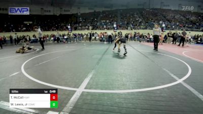 52 lbs 7th Place - Timmy McCall, Fort Gibson Youth Wrestling vs Willie Lewis, Jr, Coweta Tiger Wrestling