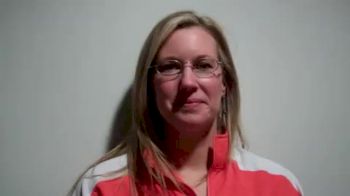 Coach Kerrie Beach (BGSU) on her young team