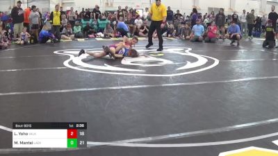 97 lbs Pools - Laylah Yoho, Valkyrie Girls WC vs McKenzie Mantei, Lady Pitbulls