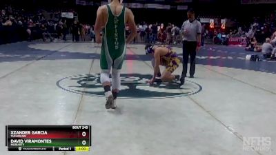 4A 172 lbs Cons. Round 2 - Xzander Garcia, Tucumcari vs David Viramontes, Moriarty