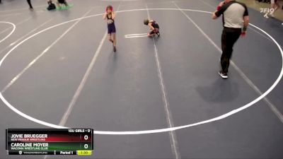 1st Place Match - Jovie Bruegger, New Prague Wrestling vs Caroline Moyer, Waconia Wrestling Club