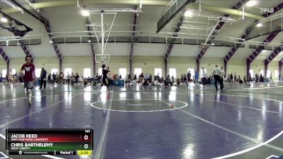 141 lbs Semifinal - Jacob Reed, Ohio Northern Univerity vs Chris Barthelemy, West Liberty