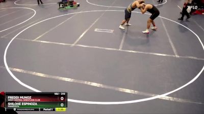 215 lbs 1st Place Match - Freddi Munoz, West Central Wrestling Club vs Shilohe Espinoza, Minnesota