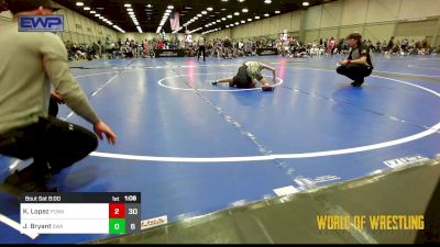 80 lbs Rr Rnd 3 - Knox Lopez, POWA 12U vs Jagger Bryant, Shelton Wrestling Academy 12U