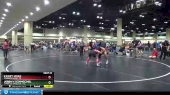 138 lbs Round 5 (10 Team) - Kristy More, Suncoast Gems vs Jordyn Schmeichel, Charlie`s Angels-FL