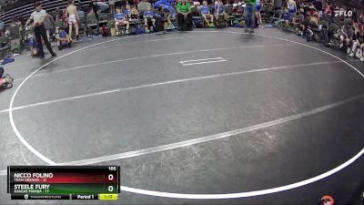 105 lbs Round 2 (6 Team) - Steele Fury, Kansas Mamba vs Nicco Folino, Team Oregon