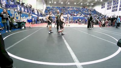 130 lbs Rr Rnd 1 - Aspyn Robinson, Chandler Takedown Club vs Hailey Miller, Ponca City Wildcat Wrestling