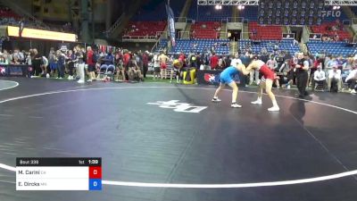 138 lbs Rnd Of 128 - Mario Carini, California vs Easton Dircks, Minnesota