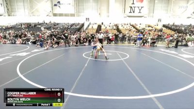 80 lbs Cons. Round 3 - Cooper Mallaber, HF-L Wrestling vs Koltyn Welch, Brawlers Elite