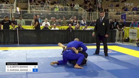 CARLOS ALBERTO BARRAGAN MORALES vs DEMETRIOUS KHRISNA JOHNSON 2024 Pan Jiu Jitsu IBJJF Championship