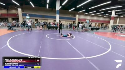 67 lbs Semifinal - Axel Kjeldgaard, Lake Highlands Club Wrestling vs Josh Schaub, Warhawk Wrestling Academy