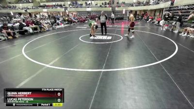 215 lbs Finals (8 Team) - Kai Calcutt, Loyola Academy vs Peter Ha, Rochester Mayo