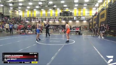 152 lbs Quarterfinal - Joseph Glendening, Big Game Wrestling Club vs Blake Briley, Iowa