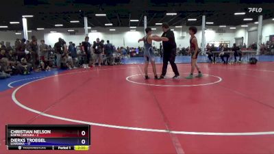 119 lbs Placement Matches (8 Team) - Christian Nelson, North Carolina vs Dierks Troegel, Louisiana