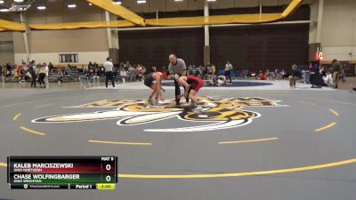 125 lbs Cons. Round 2 - Chase Wolfingbarger, Ohio Wesleyan vs Kaleb Marciszewski, Ohio Northern