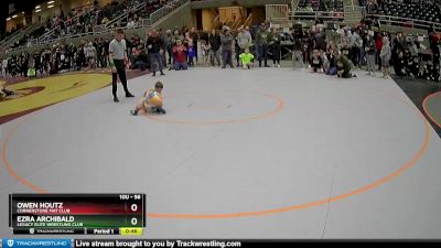 56 lbs Cons. Round 4 - Owen Houtz, Cornerstone Mat Club vs Ezra Archibald, Legacy Elite Wrestling Club