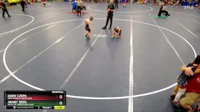 71 lbs Semifinal - Aden Czepa, New Prague Wrestling vs Henry Seidl, MN Elite Wrestling Club