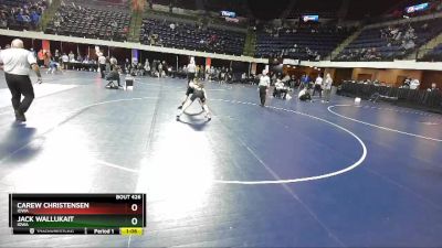 90 lbs Quarterfinal - Carew Christensen, Iowa vs Jack Wallukait, Iowa