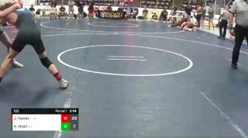 155 lbs Round 2 (6 Team) - Josh Howey, Flint Tropics vs Kamden Hood, Southwest Impact