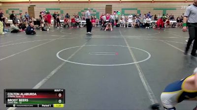 68 lbs Round 2 (6 Team) - Brody Beers, Lions Den vs Colton Alaburda, Xtreme Team