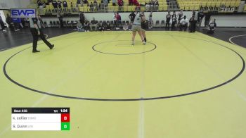 235 lbs Final - Kinslee Collier, Edmond North Girls HS vs Sophiea Quinn, Lebanon Girls HS