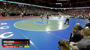 D3-175 lbs Quarterfinal - David Malin, Aquinas vs Owen Morgan, Cedar Grove-Belgium