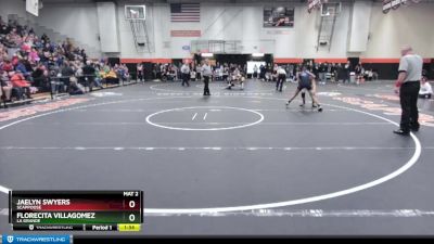 110 lbs Semifinal - Florecita Villagomez, La Grande vs Jaelyn Swyers, Scappoose