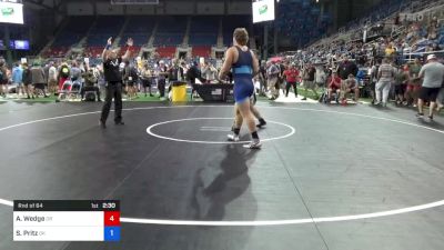 285 lbs Rnd Of 64 - Aj Wedge, Oregon vs Samuel Pritz, Oklahoma