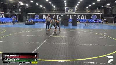 108 lbs Round 4 (8 Team) - Marcus Lowry, Michigan Gold Pitbulls vs Clinton Kaiser, Michigan Monkeys