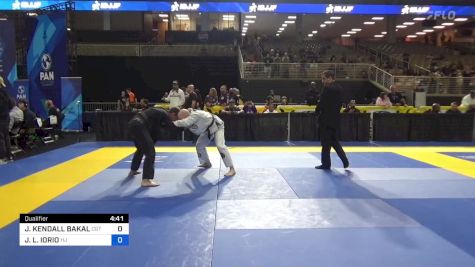 JUSTIN KENDALL BAKAL vs JASON L. IORIO 2024 Pan Jiu Jitsu IBJJF Championship