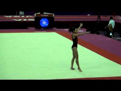 Peng Peng Lee CAN FX - Podium Training London 2012 Test Event