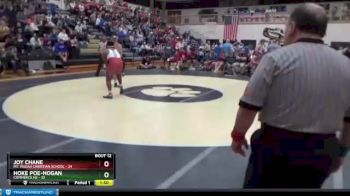220 lbs Placement Matches (8 Team) - Hoke Poe-Hogan, Commerce Hs vs Joy Chane, Mt. Pisgah Christian School