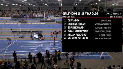 Youth Girls' 400m 15-18yo, Prelims 3