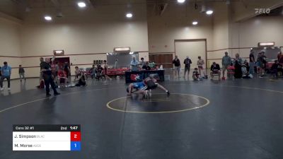 57 kg Cons 32 #1 - Jack Simpson, Black Fox Wrestling Academy vs Max Morse, Ascend Wrestling Academy