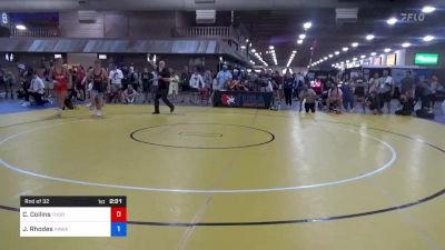 61 kg Rnd Of 32 - Chase Collins, Thorobred Wrestling Club vs Jace Rhodes, Hawkeye Wrestling Club