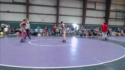 130 lbs Round 2 - Aaliyah Miller, BYA vs Allison Wiener, Rhyno Academy Of Wrestling