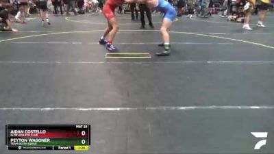 180 lbs Semifinal - Peyton Wagoner, Team Death Squad vs Aidan Costello, Elite Athletic Club