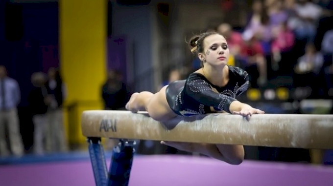 Ashleigh Gnat of LSU photo by Gymshark