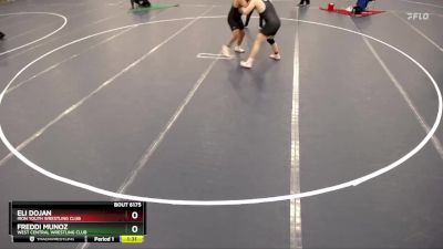 215 lbs Semifinal - Freddi Munoz, West Central Wrestling Club vs Eli Dojan, Iron Youth Wrestling Club