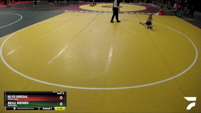 80 lbs Cons. Round 1 - Klyd Kresal, Mille Lacs vs Beau Bieniek, Waconia