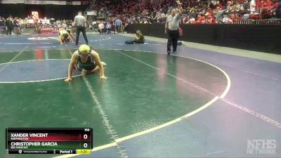 5A 215 lbs Champ. Round 1 - Christopher Garcia, Rio Rancho vs Xander Vincent, Farmington