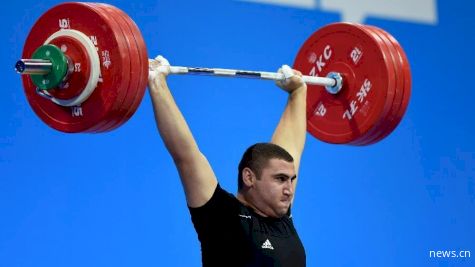 Simon Martirosyan (105+) Nearly Clean & Jerks 246kg At 2017 Junior Worlds